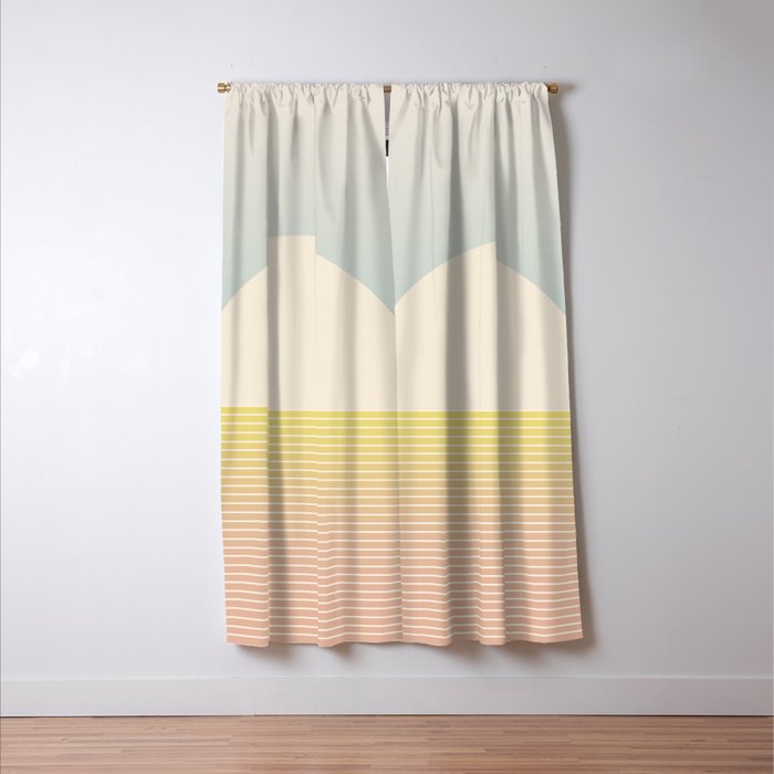 Sunrise / Sunset Abstract Gradient I Window Curtain Gallery Image 3