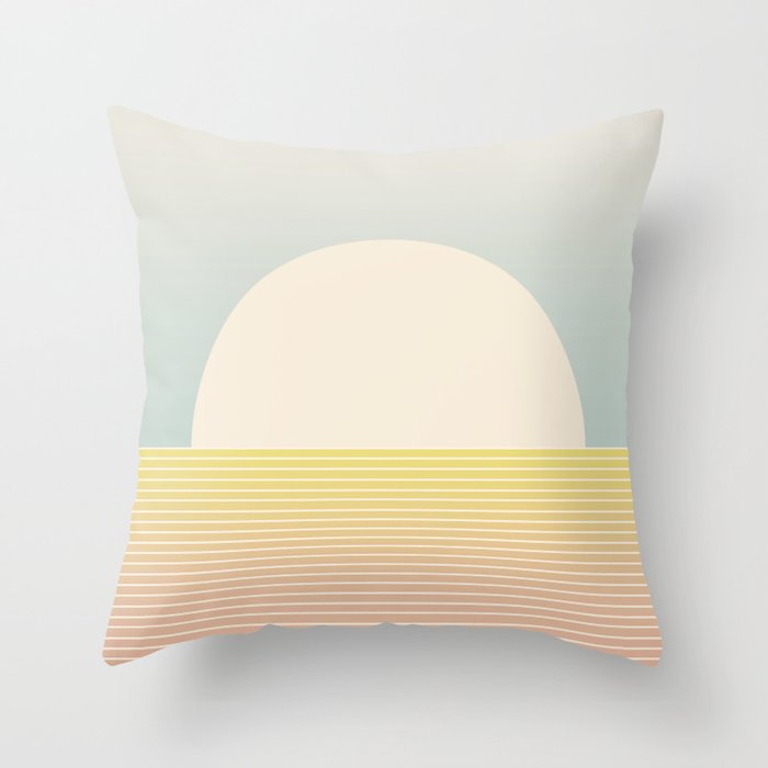 Sunrise / Sunset Abstract Gradient I Throw Pillow Gallery Image 6