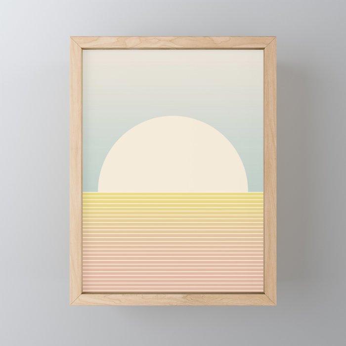Sunrise / Sunset Abstract Gradient I Mini Art Print Gallery Image 1