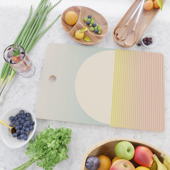 Sunrise / Sunset Abstract Gradient I Cutting Board Gallery Image 2