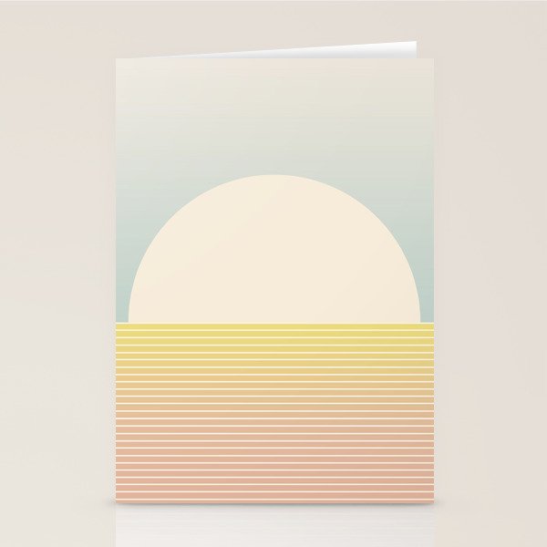 Sunrise / Sunset Abstract Gradient I Stationery Card Gallery Image 1
