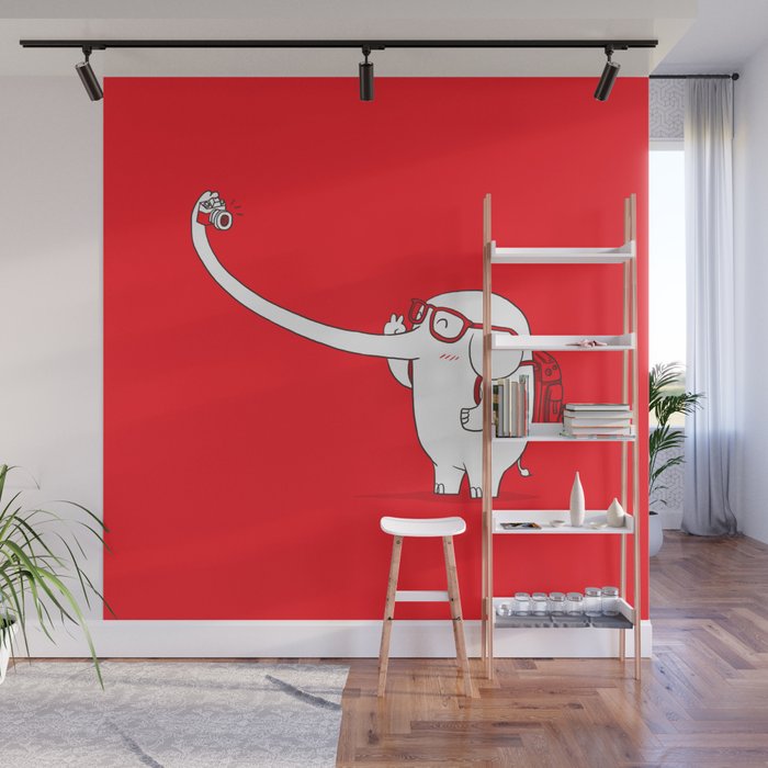 Lonely Traveller Wall Mural Gallery Image 1