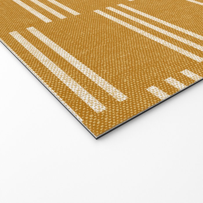 ella stripe - mustard Welcome Mat Gallery Image 2