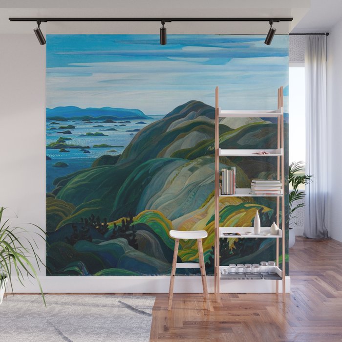 Canadian Landscape Franklin Carmichael Art Nouveau Post-Impressionism Wall Mural Gallery Image 1