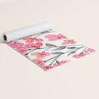 Cherry Blossoms - Pink & Black Palette Yoga Mat Gallery Image 2