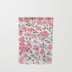 Cherry Blossoms - Pink & Black Palette Wall Hanging Gallery Image 1