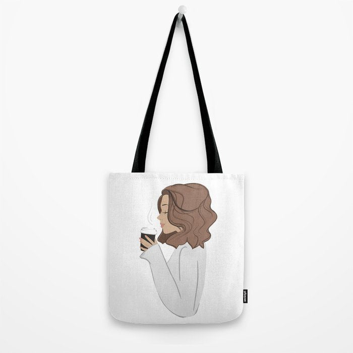 Coffee Girl Sabina Fenn Tote Bag Gallery Image 2