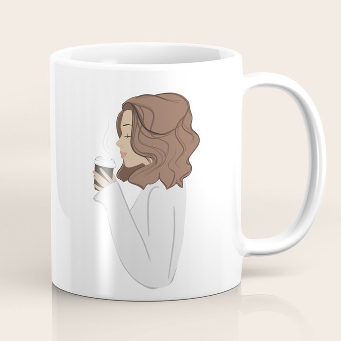 Coffee Girl Sabina Fenn Coffee Mug Gallery Image 1