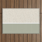 Cream Sage Outdoor Rug Gallery Image 1