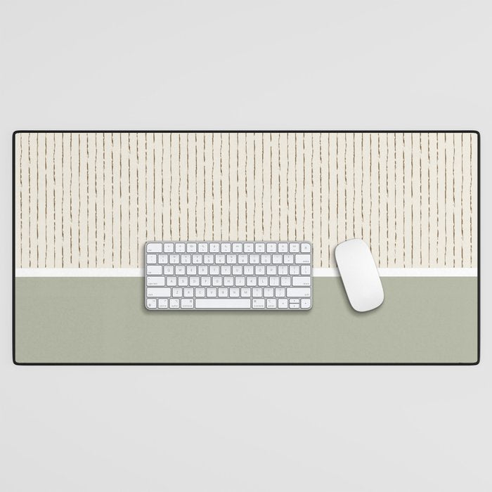 Cream Sage Desk Mat Gallery Image 1