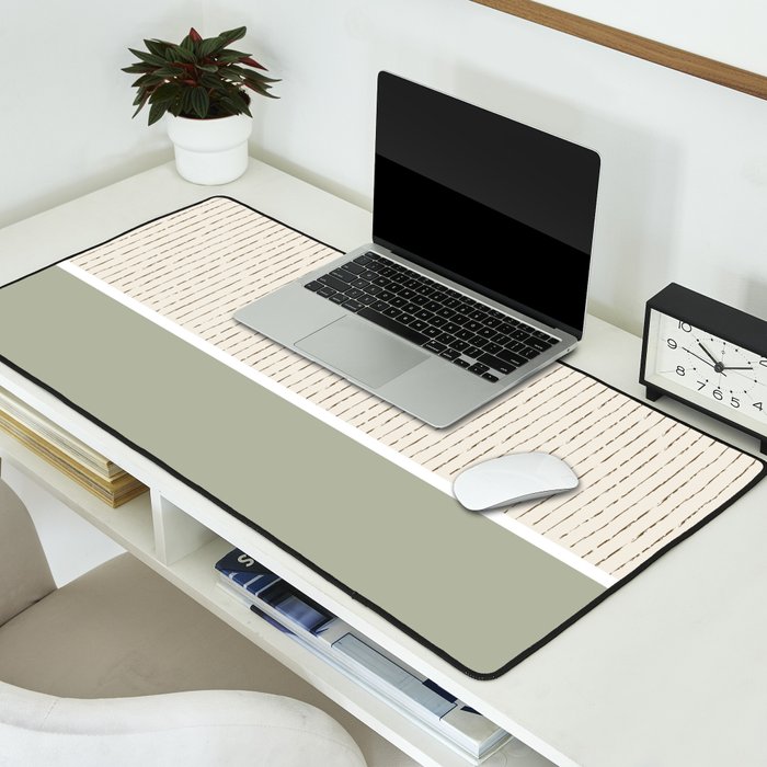 Cream Sage Desk Mat Gallery Image 2