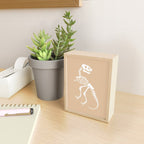 Dinosaur Fossils on Taupe Mini Art Print Gallery Image 2