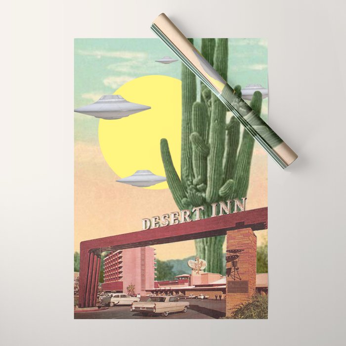 Desert Inn (UFO) Wrapping Paper Gallery Image 1
