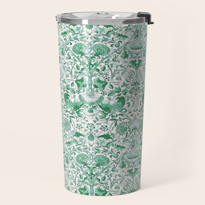 William Morris Lodden Vintage Green Travel Mug Gallery Image 2