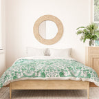 William Morris Lodden Vintage Green Duvet Cover Gallery Image 3