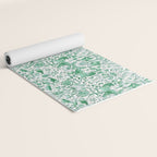 William Morris Lodden Vintage Green Yoga Mat Gallery Image 2