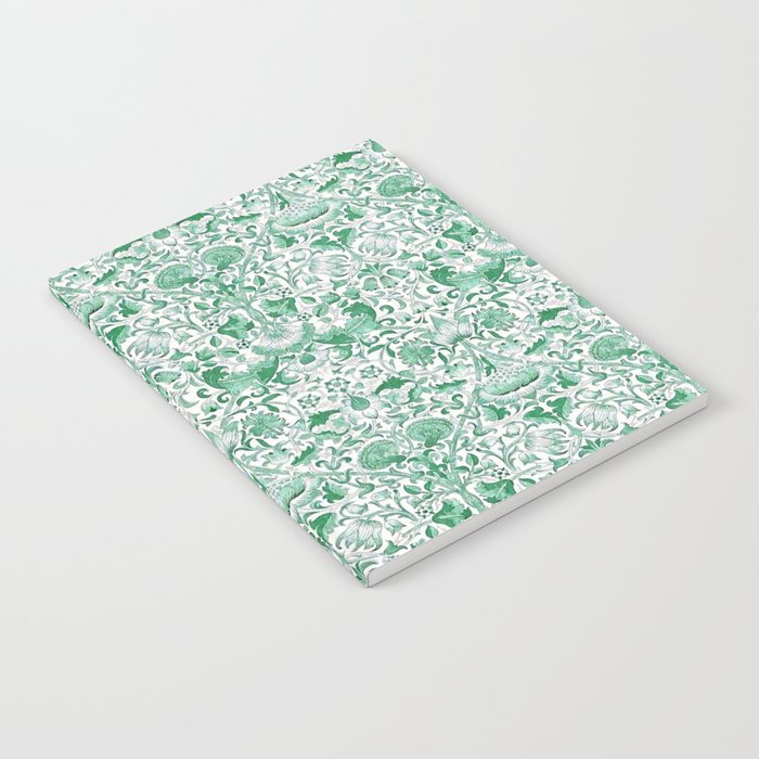 William Morris Lodden Vintage Green Notebook Gallery Image 2