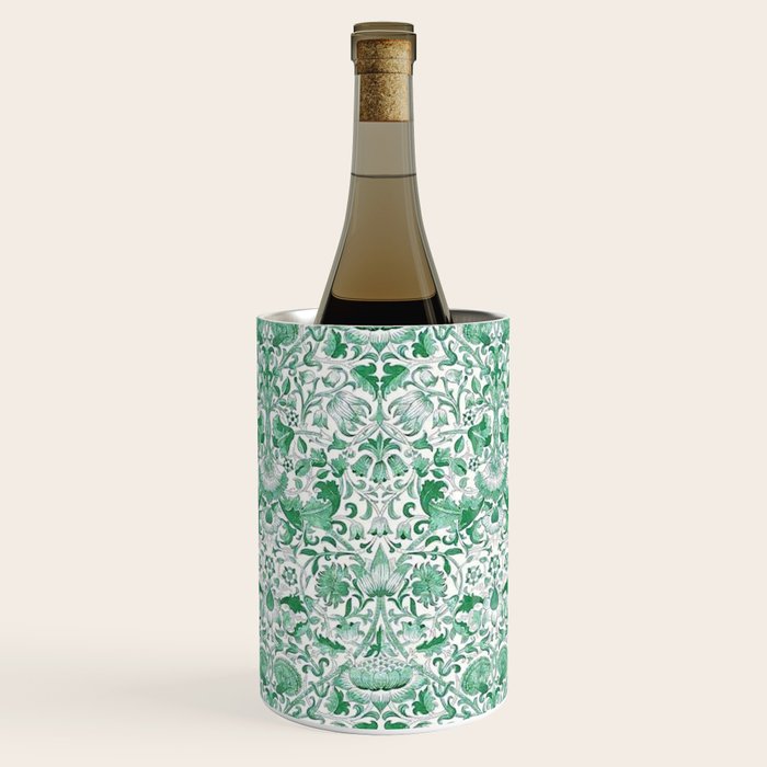 William Morris Lodden Vintage Green Wine Chiller Gallery Image 1