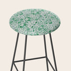 William Morris Lodden Vintage Green Stool Gallery Image 2