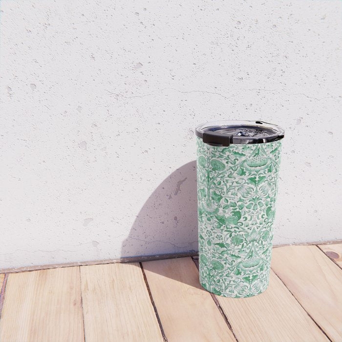 William Morris Lodden Vintage Green Travel Mug Gallery Image 4