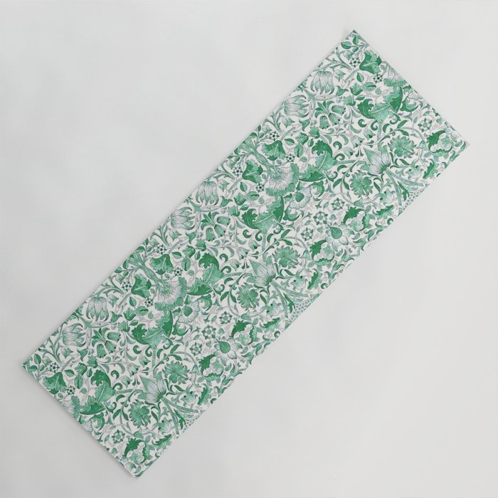 William Morris Lodden Vintage Green Yoga Mat Gallery Image 1