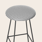 Black and White Polka Dot Stool Gallery Image 2