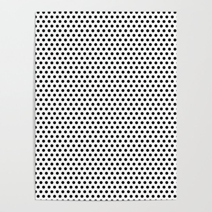 Black and White Polka Dot Poster Gallery Image 1