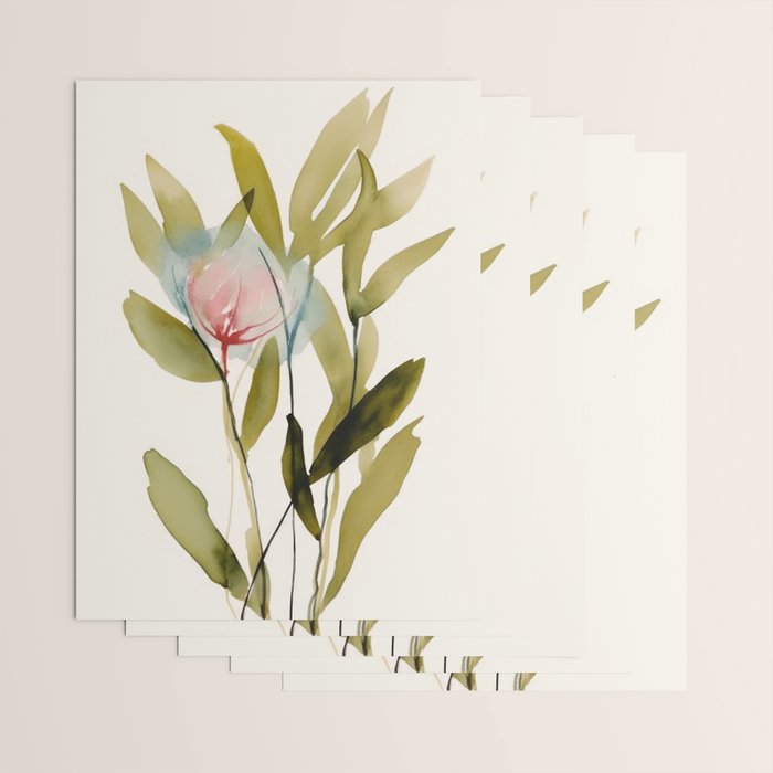 Abstract Flower Bouquet  Wrapping Paper Gallery Image 3