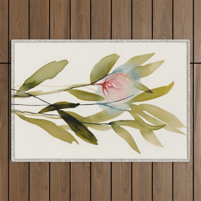 Abstract Flower Bouquet  Outdoor Rug Gallery Image 1