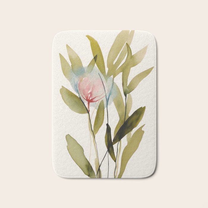 Abstract Flower Bouquet  Bath Mat Gallery Image 1