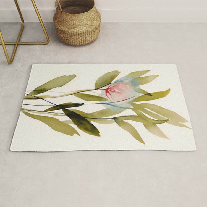 Abstract Flower Bouquet  Rug Gallery Image 1