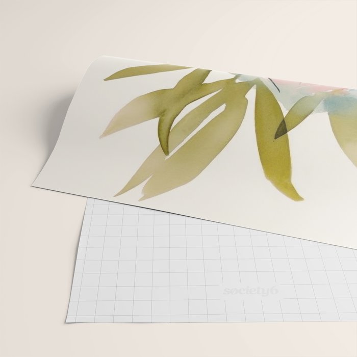 Abstract Flower Bouquet  Wrapping Paper Gallery Image 2