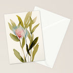 Abstract Flower Bouquet  Stationery Card Gallery Image 2