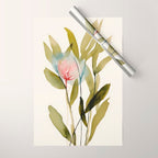 Abstract Flower Bouquet  Wrapping Paper Gallery Image 1