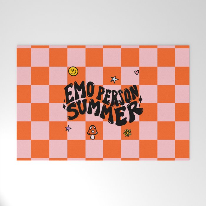 Emo Person Summer Welcome Mat Gallery Image 1