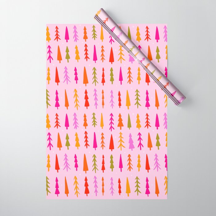 Tree Print Wrapping Paper Gallery Image 1