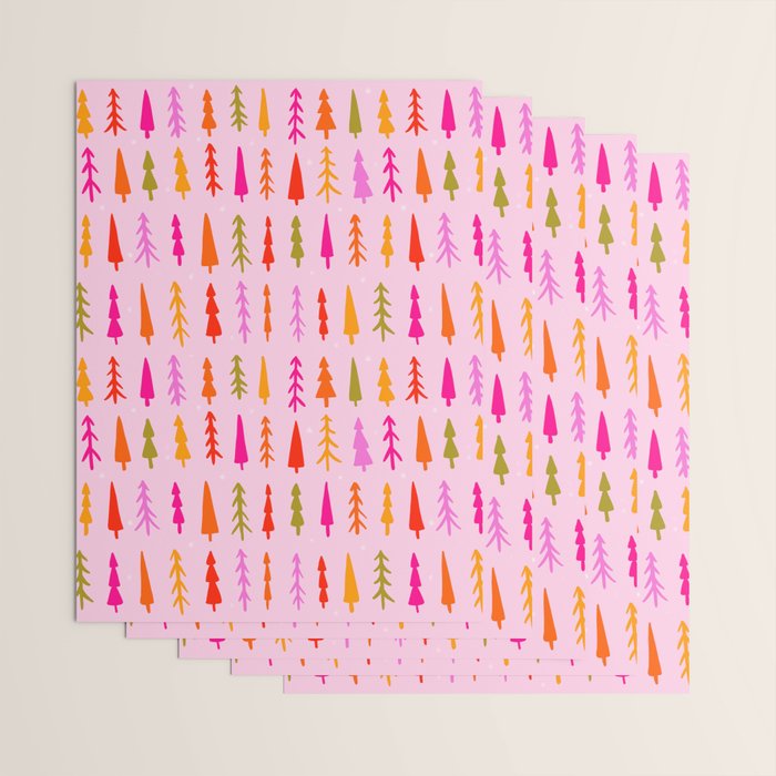 Tree Print Wrapping Paper Gallery Image 3