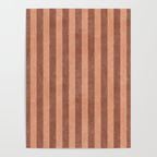 STRIPES - 004 - brown Poster Gallery Image 4