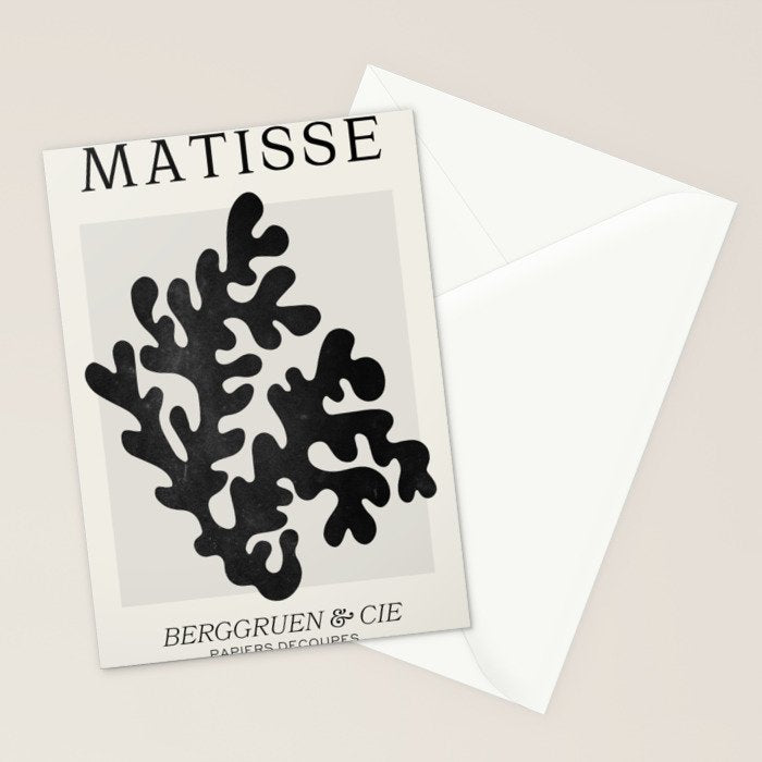 Noir: Matisse Series 03 | Mid-Century Edition Stationery Card Gallery Image 2