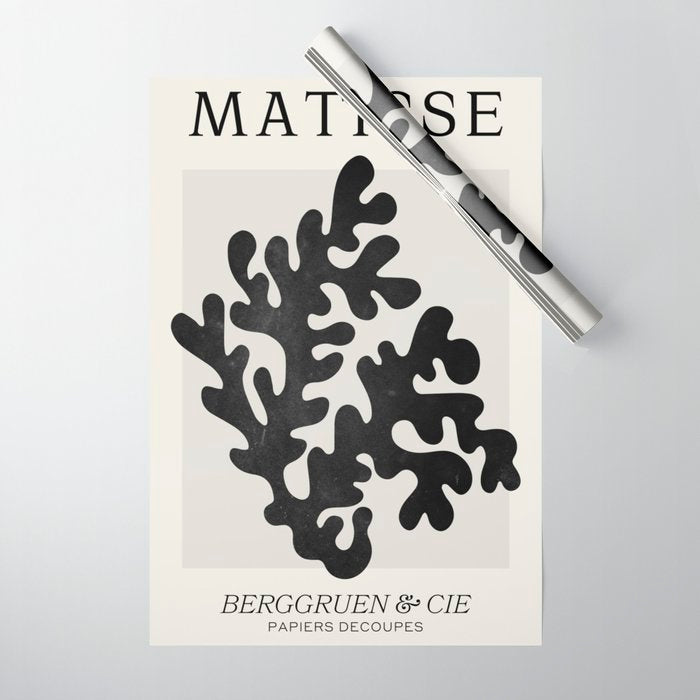 Noir: Matisse Series 03 | Mid-Century Edition Wrapping Paper Gallery Image 1