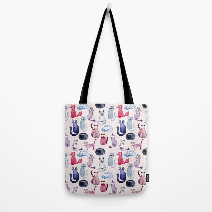 Cats in ink Tote Bag Gallery Image 2