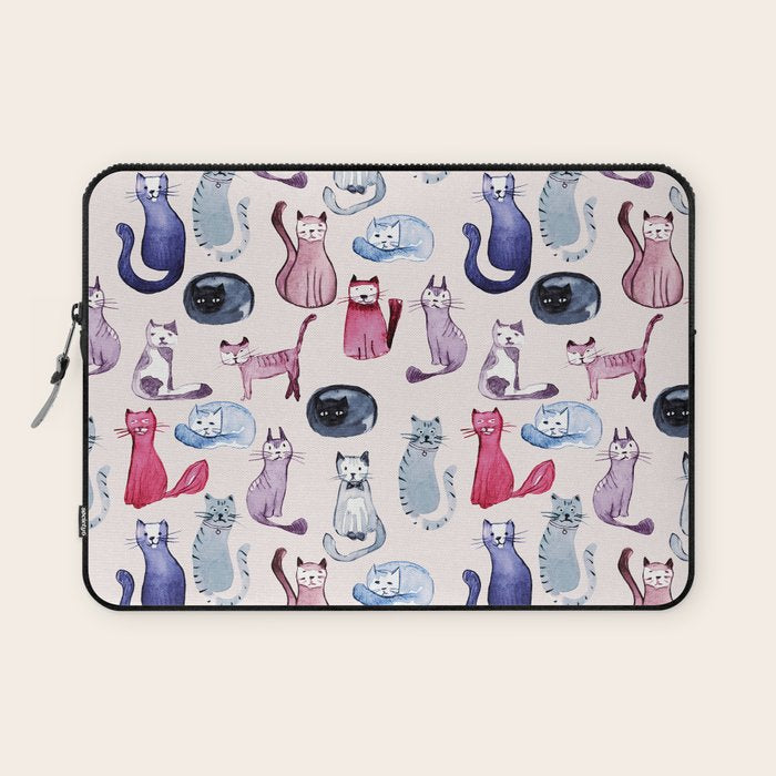 Cats in ink Laptop Sleeve Gallery Image 1