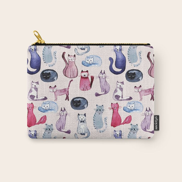 Cats in ink Carry All Pouch Gallery Image 1