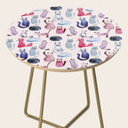 Cats in ink Side Table Gallery Image 2