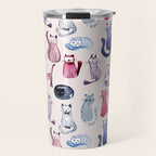Cats in ink Travel Mug Gallery Image 1