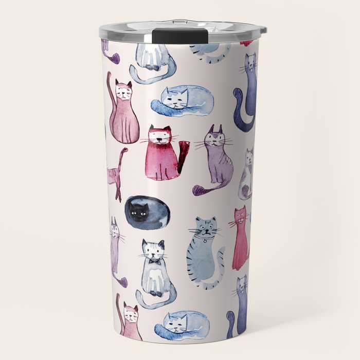 Cats in ink Travel Mug Gallery Image 1