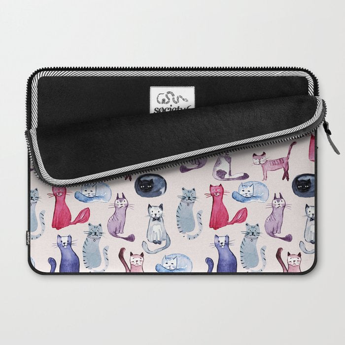Cats in ink Laptop Sleeve Gallery Image 2