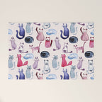 Cats in ink Welcome Mat Gallery Image 1