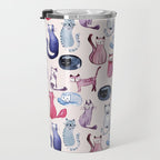 Cats in ink Travel Mug Gallery Image 3