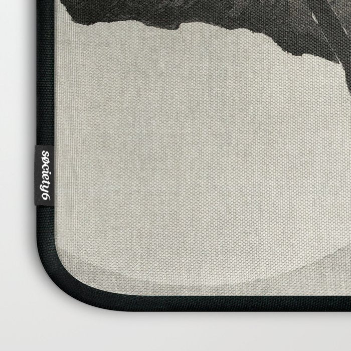 Ohara Koson, Blossoming Tree And Full Moon - Vintage Japanese Woodblock Print Laptop Sleeve Gallery Image 3
